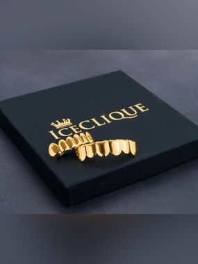 Gold Tooth Grillz Set - Men Accessories